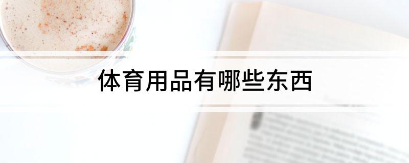 体育用品有哪些东西(图1)