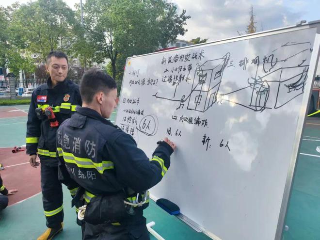 聚焦实战拓新提能淬炼尖兵——华兴街消防救援站多措并举打好灭火实装训练“组合拳”(图3)