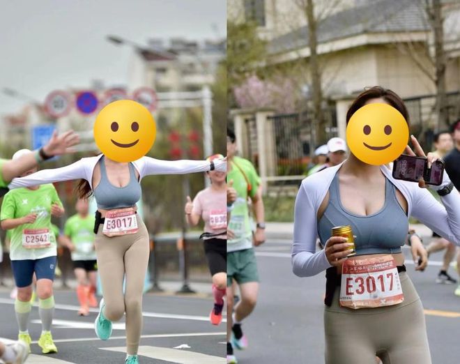 穿这种裤子去户外跑步尴尬吗？网友：有点让人羞羞……(图1)