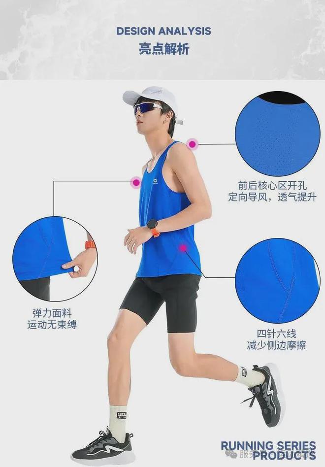 积能超轻速干运动背心轻装上阵时刻保持干爽体感！(图1)
