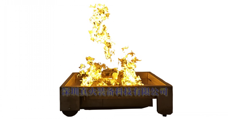消防演习室内外真火模拟燃烧器便携式消防训练燃盘(图1)