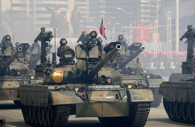 看完阅兵回来金正恩要给坦克“加棚”了？(图6)