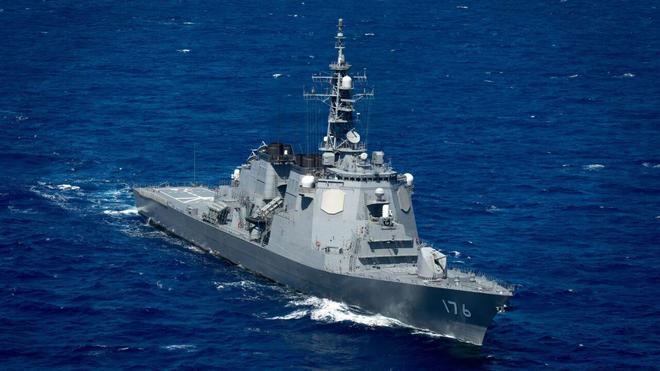 日本“鸟海”号驱逐舰抵达美国将配备新型“战斧”巡航导弹(图3)